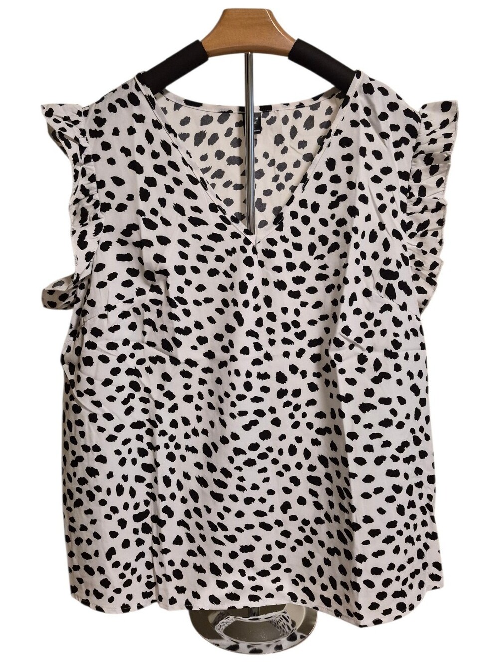SHEIN Curve Animal Print Blouse - Size 0XL